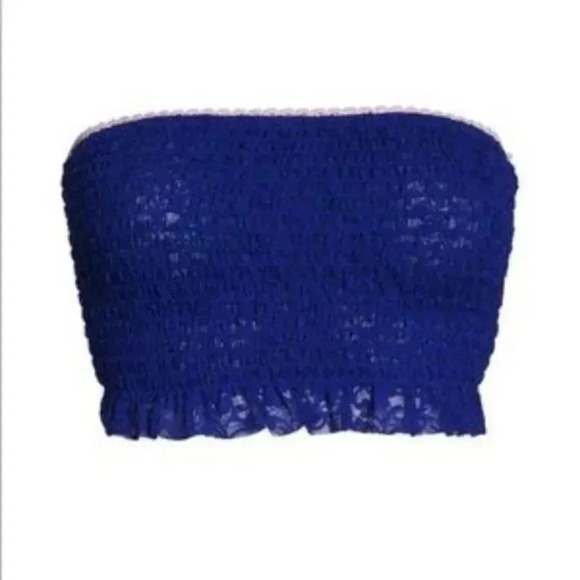 Free People Purple Bandeau Crop Top - Picture 5 of 5